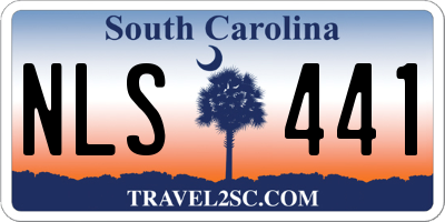 SC license plate NLS441