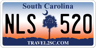SC license plate NLS520