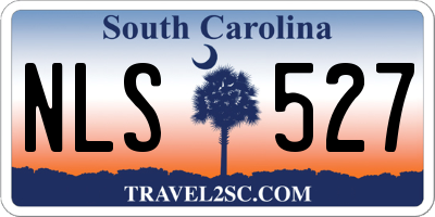 SC license plate NLS527