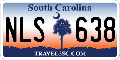 SC license plate NLS638