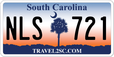 SC license plate NLS721