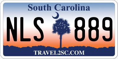 SC license plate NLS889