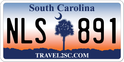 SC license plate NLS891