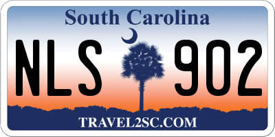 SC license plate NLS902