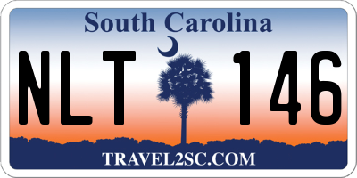 SC license plate NLT146