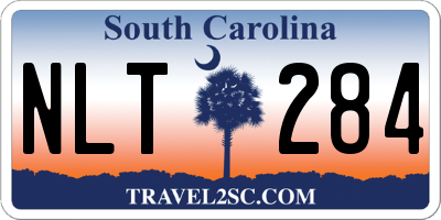 SC license plate NLT284