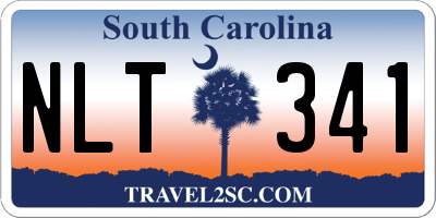 SC license plate NLT341