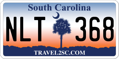 SC license plate NLT368