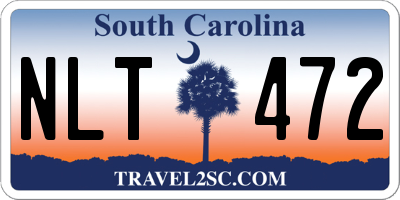 SC license plate NLT472