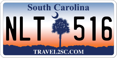 SC license plate NLT516