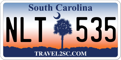 SC license plate NLT535