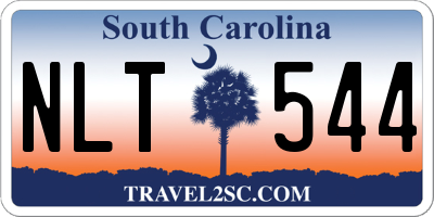 SC license plate NLT544