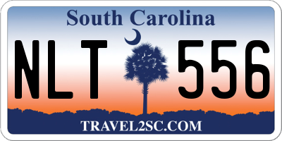 SC license plate NLT556