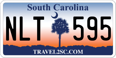 SC license plate NLT595