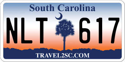 SC license plate NLT617