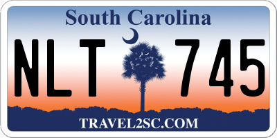 SC license plate NLT745