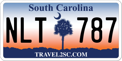 SC license plate NLT787