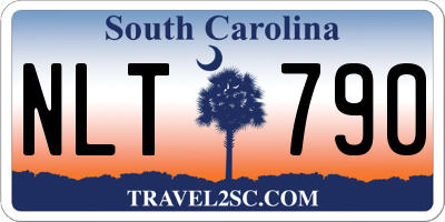 SC license plate NLT790
