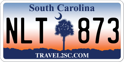 SC license plate NLT873