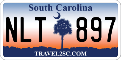 SC license plate NLT897