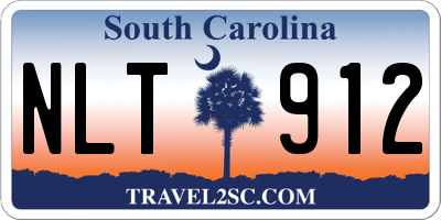 SC license plate NLT912