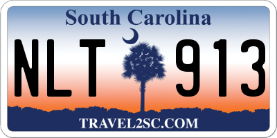 SC license plate NLT913