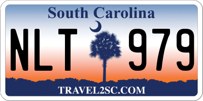 SC license plate NLT979