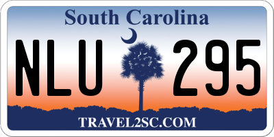 SC license plate NLU295