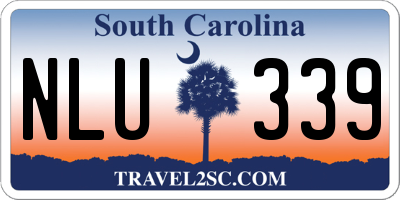SC license plate NLU339