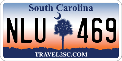 SC license plate NLU469