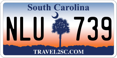 SC license plate NLU739