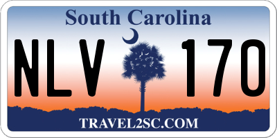 SC license plate NLV170