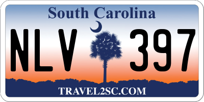 SC license plate NLV397
