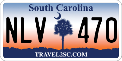 SC license plate NLV470