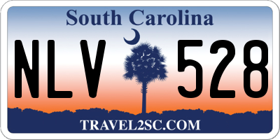 SC license plate NLV528