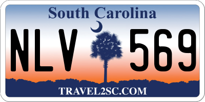 SC license plate NLV569