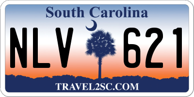 SC license plate NLV621