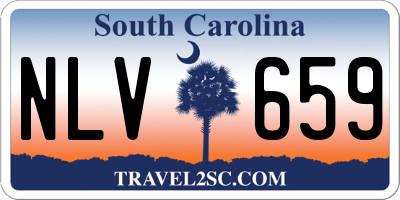 SC license plate NLV659
