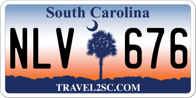 SC license plate NLV676