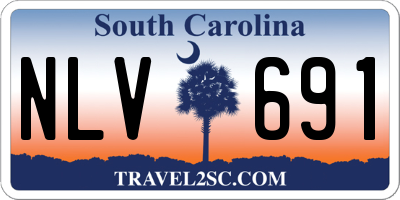 SC license plate NLV691