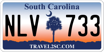 SC license plate NLV733