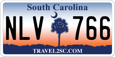 SC license plate NLV766