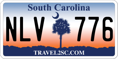 SC license plate NLV776