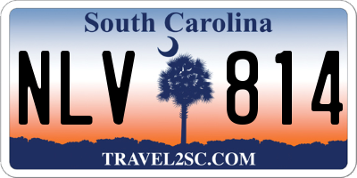SC license plate NLV814