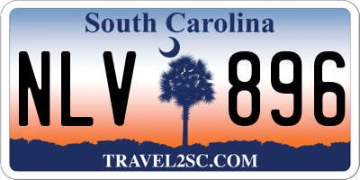 SC license plate NLV896