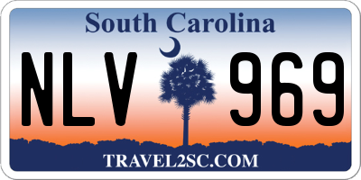 SC license plate NLV969