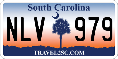 SC license plate NLV979