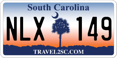 SC license plate NLX149