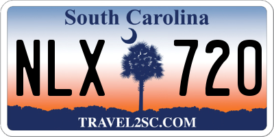 SC license plate NLX720