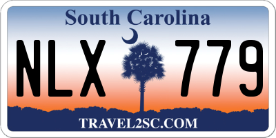 SC license plate NLX779